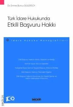 Türk İdare Hukukunda Etkili Başvuru Hakkı