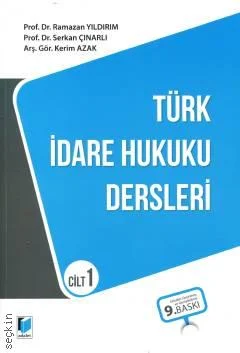 Türk İdare Hukuku Dersleri – Cilt 1