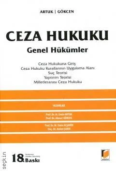 Ceza Hukuku Genel Hükümler