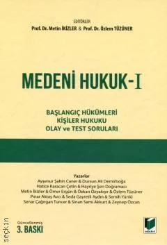 Medeni Hukuk – I – Ders Kitabı