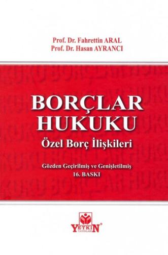 Borçlar Hukuku Özel Borç İlişkileri