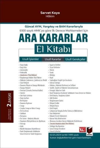 Ara Kararlar El Kitabı