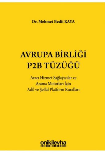 Avrupa Birliği P2B Tüzüğü