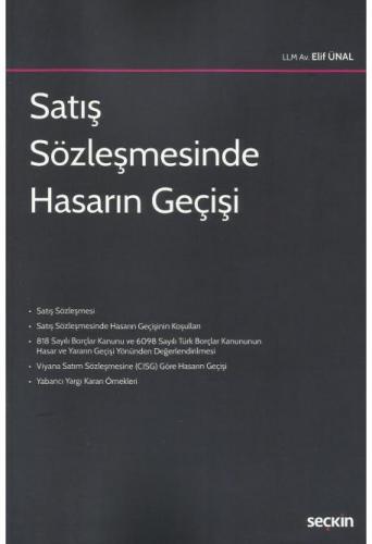 Satış Sözleşmesinde Hasarın Geçişi