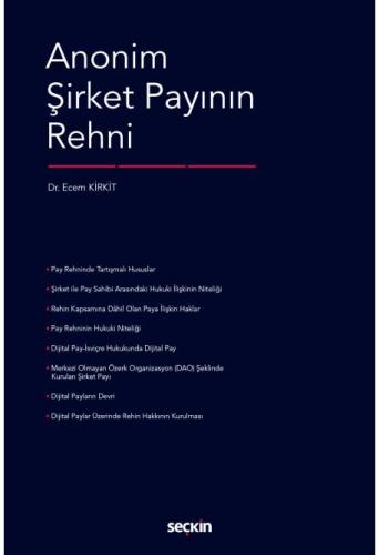 Anonim Şirket Payının Rehni