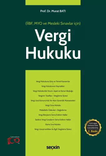 Vergi Hukuku (MYO)