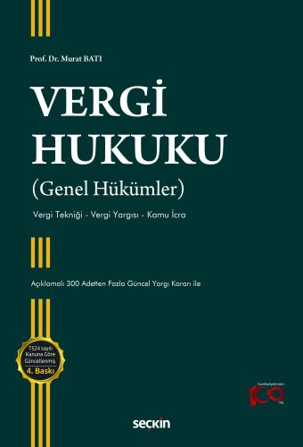 Vergi Hukuku (Genel Hükümler)