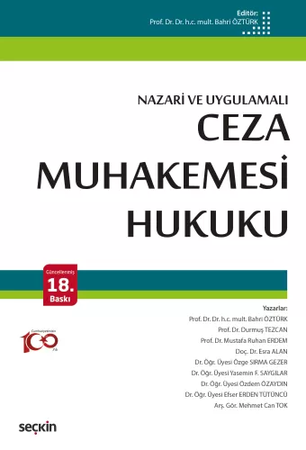 Ceza Muhakemesi Hukuku (Nazari ve Uygulamalı)