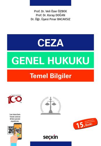 Ceza Genel Hukuku Temel Bilgiler