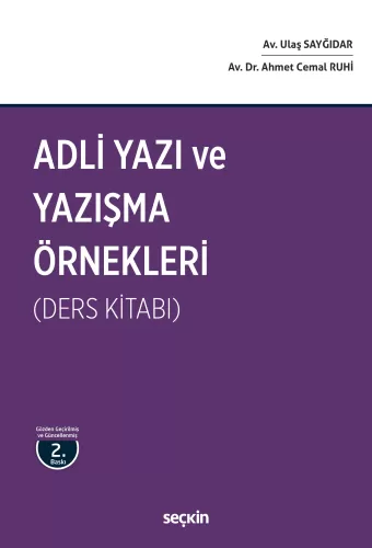 Adli Yazı ve Yazışma Örnekleri (Ders Kitabı)