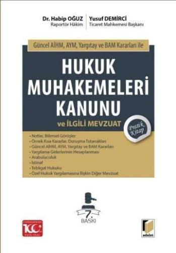 Hukuk Muhakemeleri Kanunu ve İlgili Mevzuat Pratik Kitap