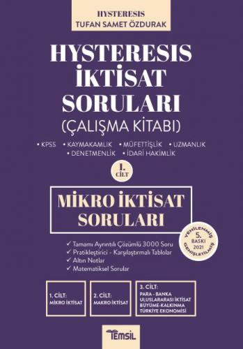 Hysteresis İktisat Soruları Cilt-1 Mikro İktisat