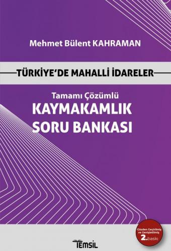 Kaymakamlık Soru Bankası Türkiye'de Mahalli İdareler