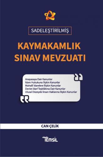 Sadeleştirilmiş Kaymakamlık Sınav Mevzuatı