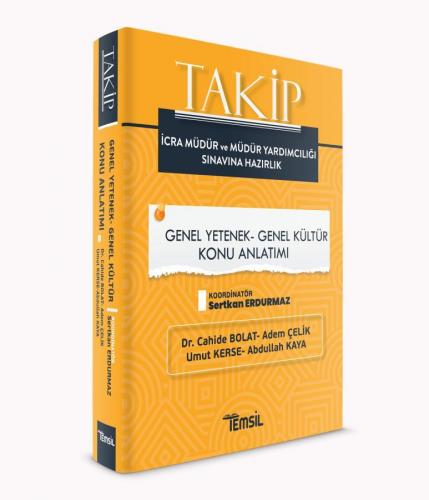 TAKİP Genel Yetenek- Genel Kültür Konu Anlatımı Kitabı